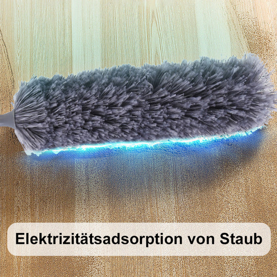 Einziehbarer Staubwedel aus Edelstahl