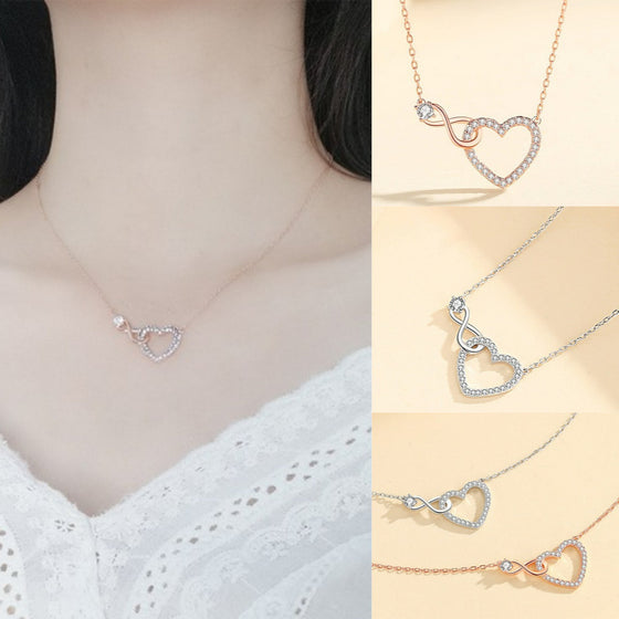 Infinity-Herz-Halskette