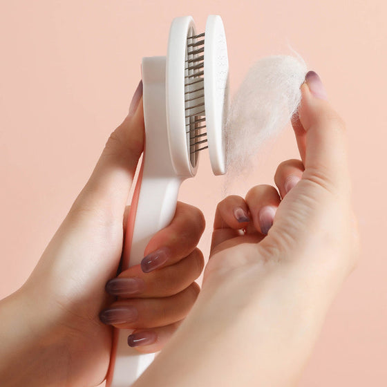 Selbstreinigende Bürste für Haustiere