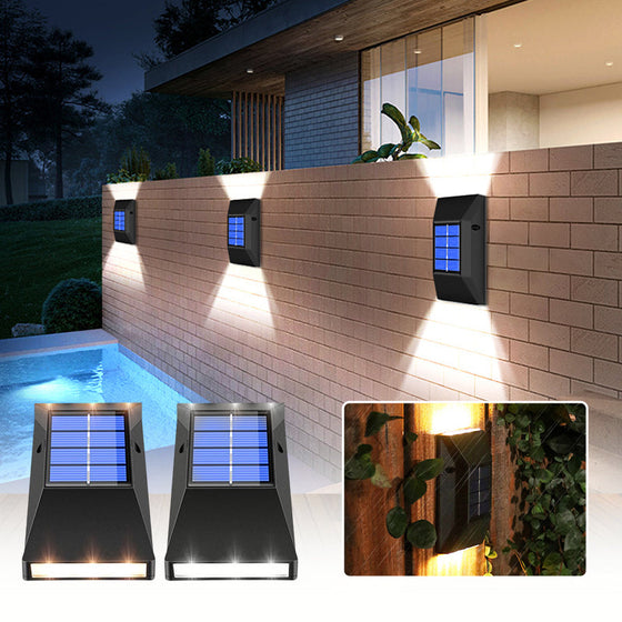 Garten-Wanddekorationsleuchten für den Außenbereich (2 Stück)