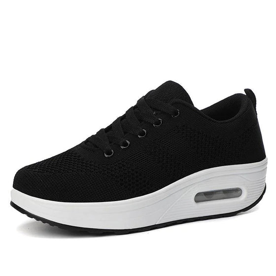 Luftkissen fliegende gewebte Rocker-Schuhe