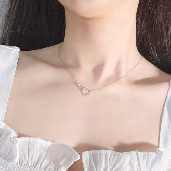 Infinity-Herz-Halskette