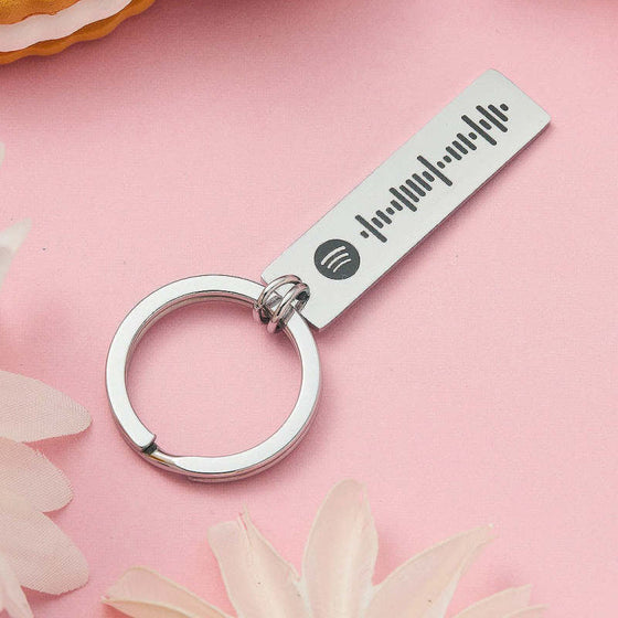 Benutzerdefinierter Spotify-Code-Musik-Schlüsselanhänger