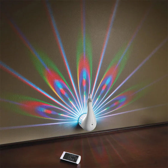 Peacock LED-Projektor-Wandleuchten für Schlafzimmer
