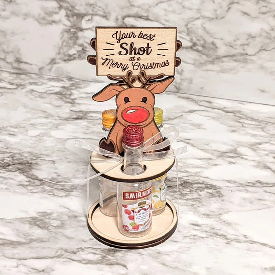 Weihnachts-Mini-Weinflaschenhalter