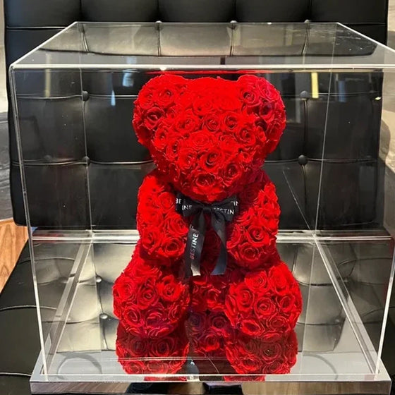 Wunderschönes Geschenk zum Valentinstag - ewiger Roser-Bär