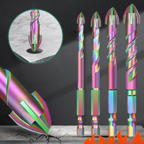 4-teiliges professionelles Titan-Bohrer-Set