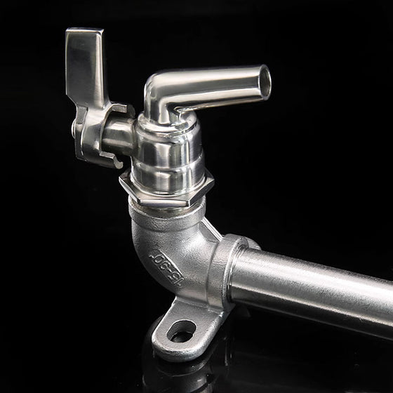 Rohrverbindung mit Innengewinde aus Edelstahl