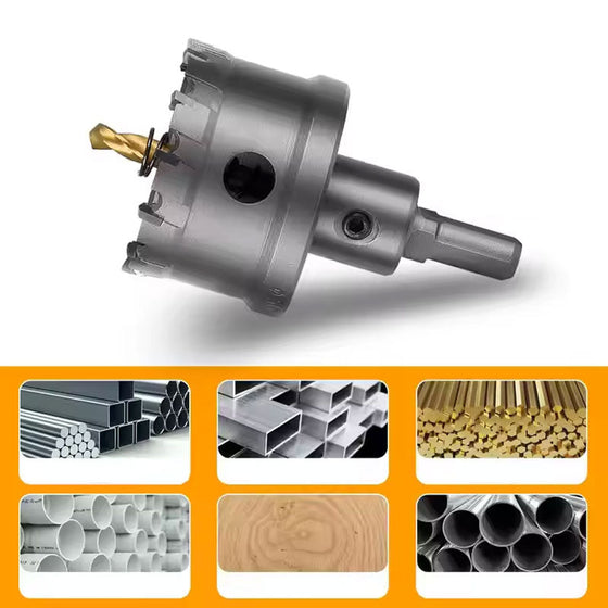 Hartmetall-Edelstahl Lochsägen-Set