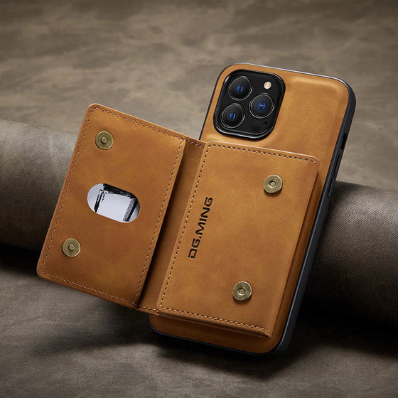 Abnehmbare 2-in-1-Design Geldbörsen-Handyhülle