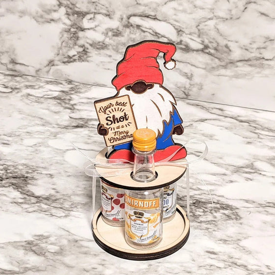 Weihnachts-Mini-Weinflaschenhalter