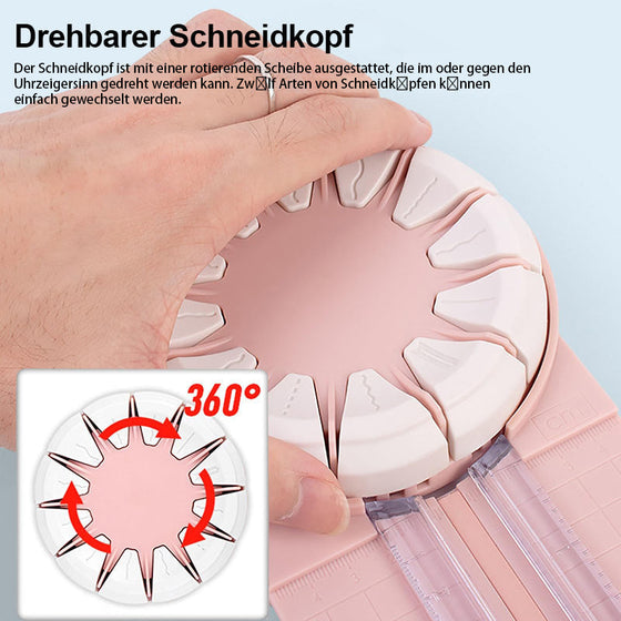 Multifunktionaler 12-in-1-Papierschneider