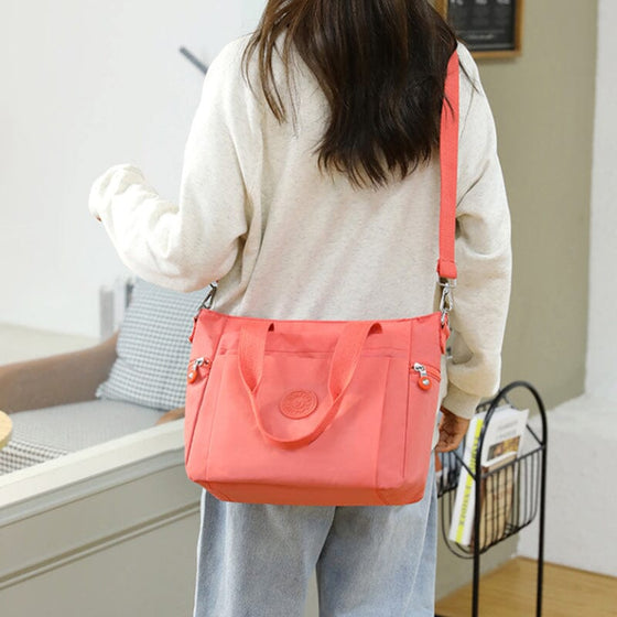 Mehrfarbige Umhängetasche mit großem Fassungsvermögen