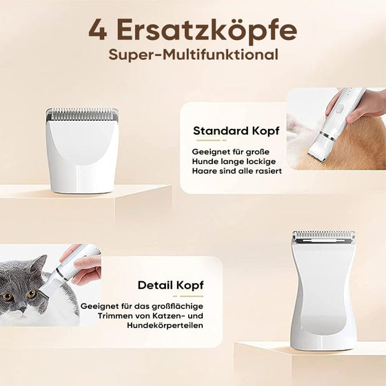 4-in-1-Rasierer für Haustiere