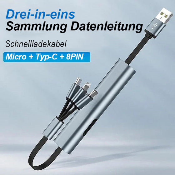 3-in-1-Schnellladekabel