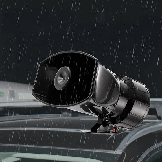 Autohupe mit Mikrofon