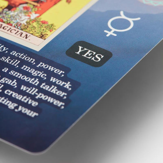 Lernen Tarot-Karten Deck mit Bedeutungen auf sie