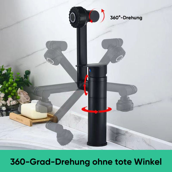 Drehbarer Wasserhahn aus Edelstahl