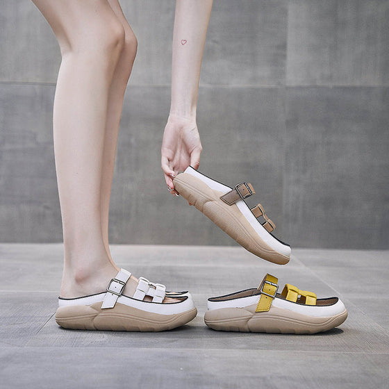 Vintage-Plateau-Sandalen