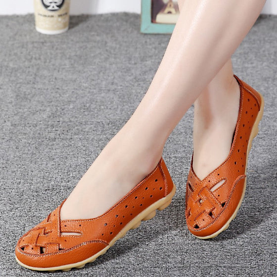 Bequeme und Weiche Damen Lederschuhe