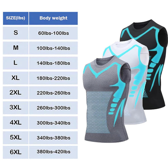 Herren Schnelltrocknendes ärmelloses Sportkompressionstop
