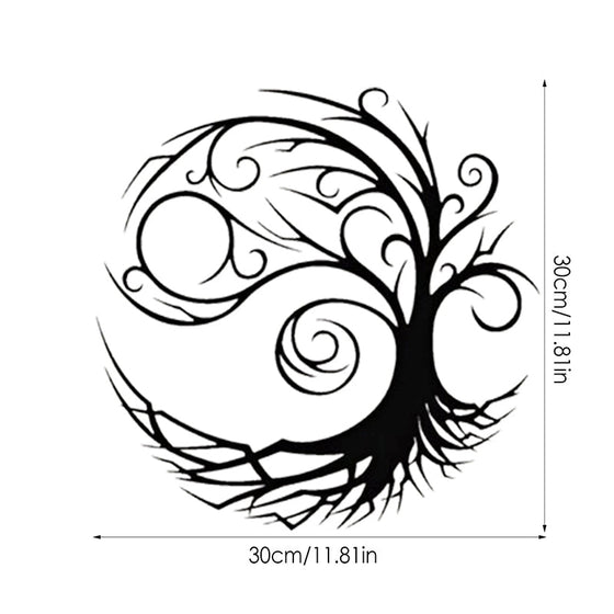 Baum des Lebens Wanddekoration aus Metall