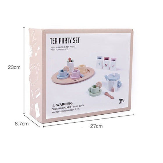 Nachmittagstee Holzspielzeugset