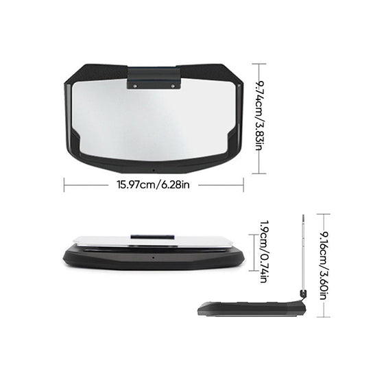 HUD-Navigationsprojektor mit kabelloser Aufladung