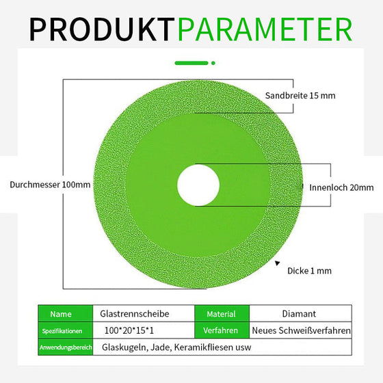 Multifunktionales Dediziertes Diamantsägeblatt