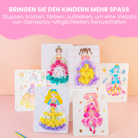 Unendlicher Kindheitstraum Handgemalt