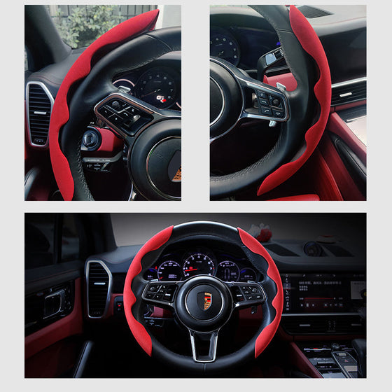 Auto Anti-Rutsch Plüsch Lenkradabdeckung