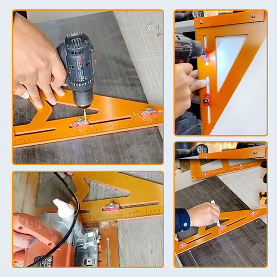 Positionierungsdreieck Lineal