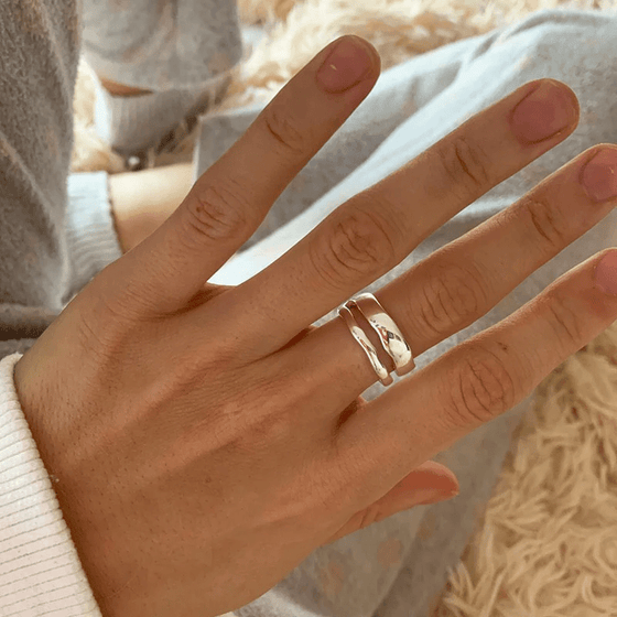 Zweireihiger geometrischer verstellbarer Ring