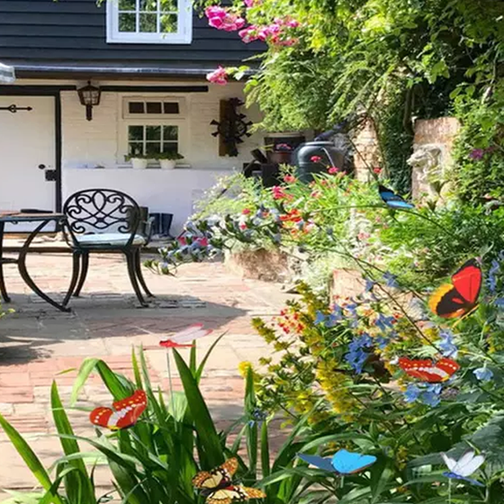 Dekorative Schmetterlinge