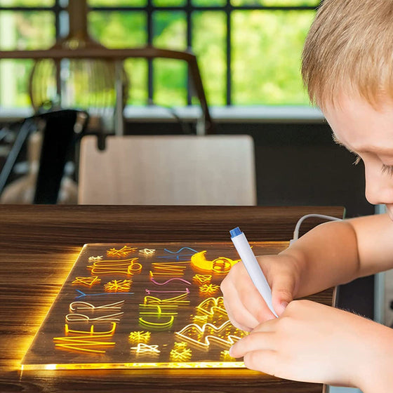 LED-Notiztafel mit Farben