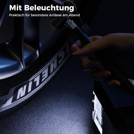 Tragbare Luftpumpe mit Digitalanzeige