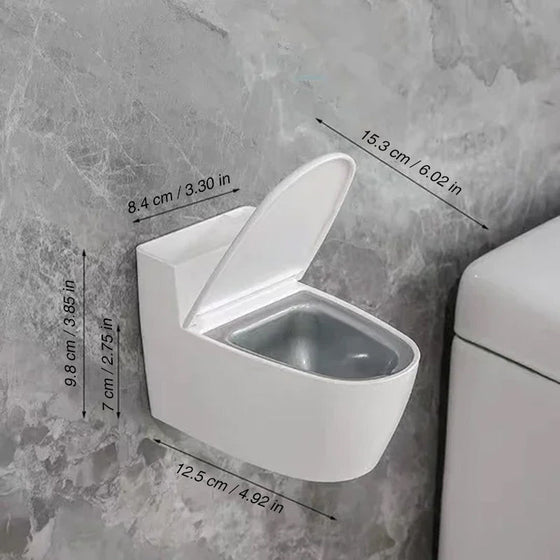 Kreative Aschenbecher-Toilettenform