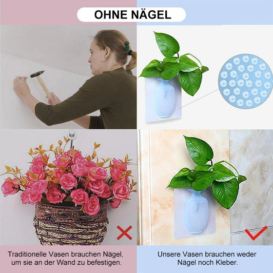 Magische Silikonvase