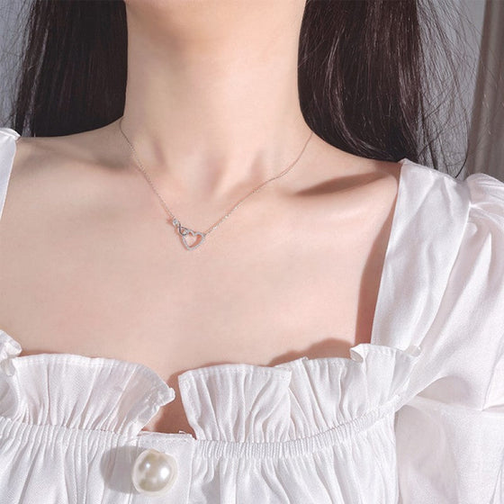 Infinity-Herz-Halskette