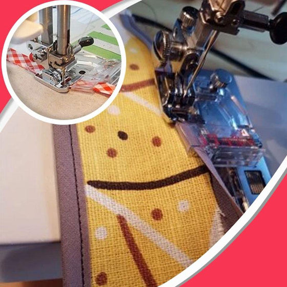 Einstellbarer Schrägbinder-Nähfuß