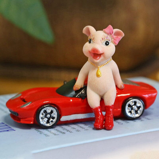 Niedliche Schwein-Verzierung