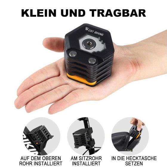 Sterk sikkerhets sammenleggbar sykkellås