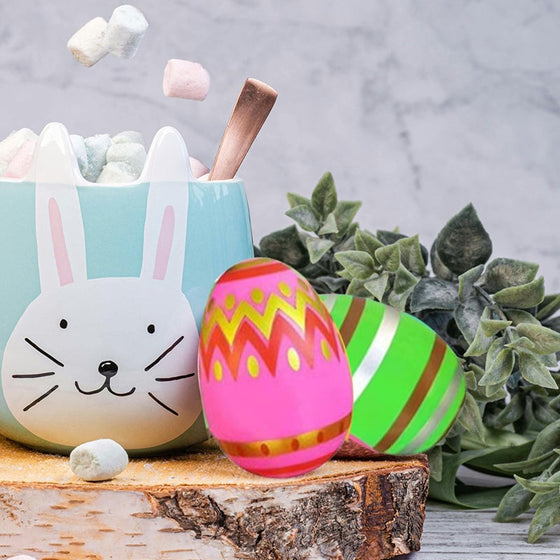 24 Pack vorgefüllte Ostereier mit Quetschspielzeugen