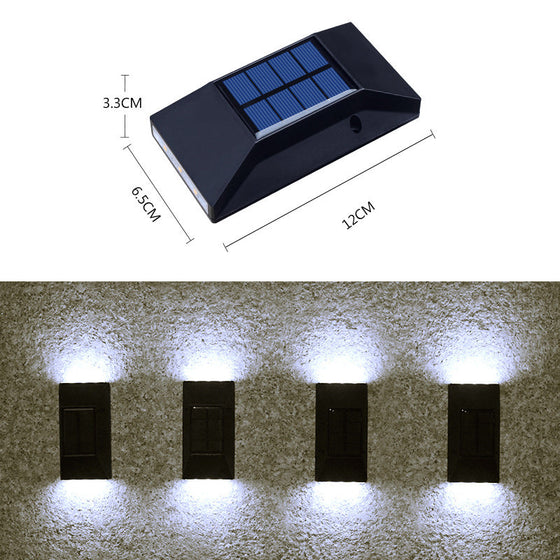 Garten-Wanddekorationsleuchten für den Außenbereich (2 Stück)