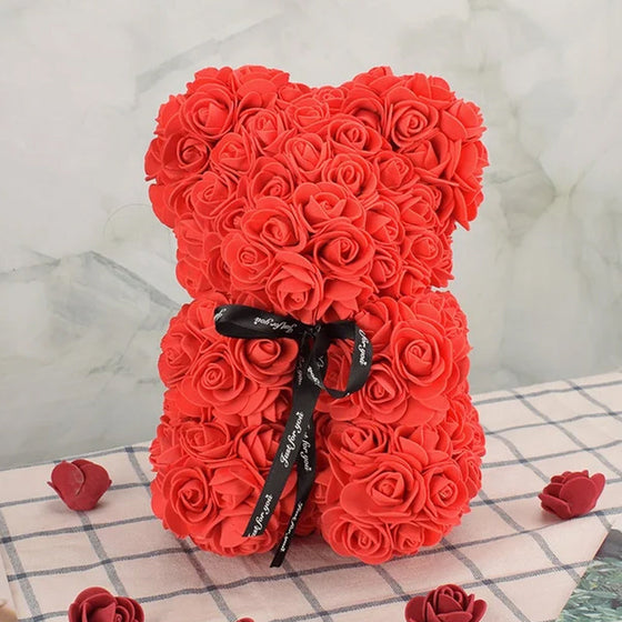 Wunderschönes Geschenk zum Valentinstag - ewiger Roser-Bär