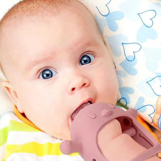 Baby-Silikon-Beißhandschuh