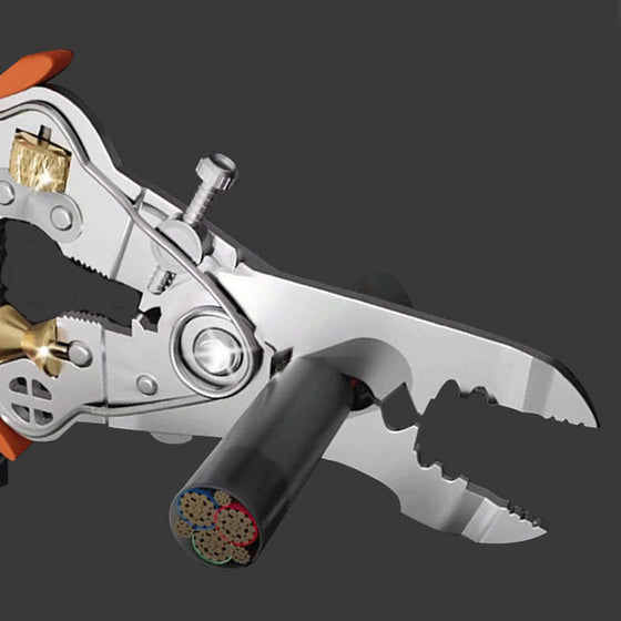 Neu Multifunktionale Abisolierzange Crimper Kabelschneider Zange