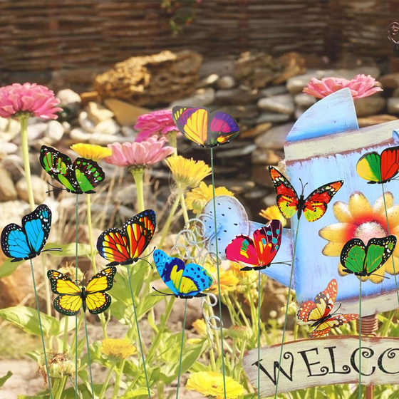 Dekorative Schmetterlinge