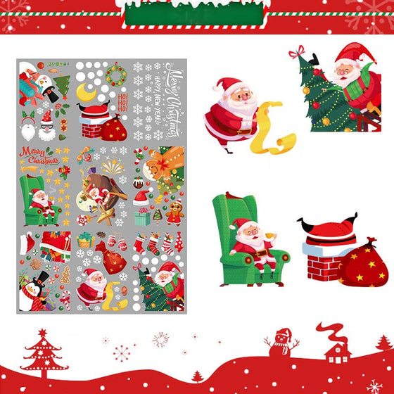 Weihnachtsfensteraufkleber