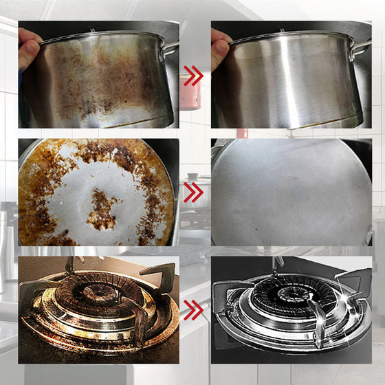 Reinigungswachs für Edelstahlflecken